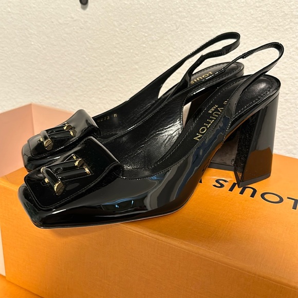 Louis Vuitton shake sling black pump black - Picture 1 of 5